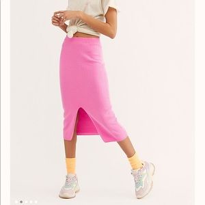 Free People Skyline Midi in Pink